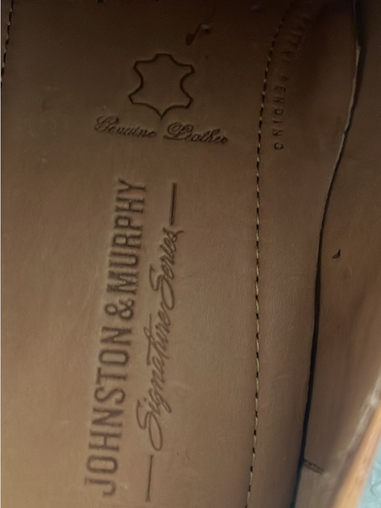 Johnston & Murphy Men’s Tan Leather Oxfords Shoes. Elegant.Like New main image 4
